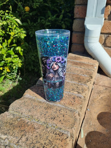 24oz Snowglobe Acrylic Cold Cup's