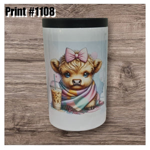 Stainless Steel Sublimated Can Coolers