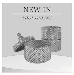 Metallic Silver Stacker Candles